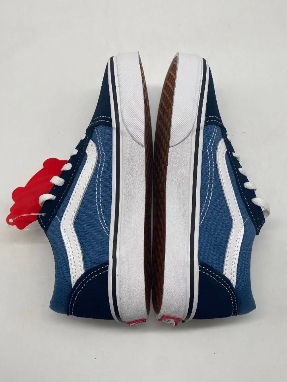 VANS OLD SKOOL NAVY/TRUE WHITE US YOUTH SIZE 1.5